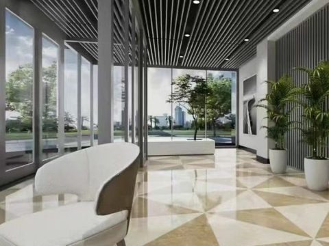 某展览馆镂空雕花铝单板